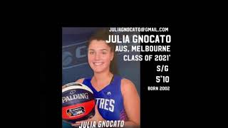 Elite SG  Julia Gnocato Class 2021 2020 Highlights [upl. by Misti]