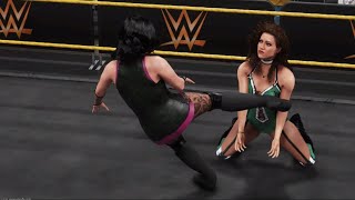 WWE 2K19 NXT TAYNARA CONTI amp XIA LI VS VANESSA BORNE amp ALIYAH [upl. by Ametaf]