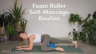 15 Minute Guided Foam Roller Workout for SelfMassage with GoChloPilates Good Moves  WellGood [upl. by Oglesby]