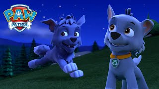 Pups go camping and Rocky has a wild werepuppy dream  PAW Patrol Episode  Cartoons for Kids [upl. by Aidekal]