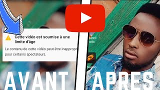 Comment Enlever la limite dâge sur YouTube 2021 [upl. by Adnat576]