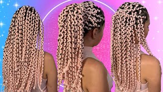 Cómo Hacer TRENZAS AFRICANAS Paso a Paso  🎀TRENZAS AFRICANAS Con KANEKALON para PRINCIPIANTES FÁCIL [upl. by Chaunce384]