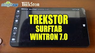 Trekstor SurfTab Wintron 70  Recensione completa [upl. by Pahl]