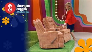 Blooper Model Dian Parkinson Struggles Pushing a Pair of Recliners On Set The Price Is Right 1983 [upl. by Ronile]