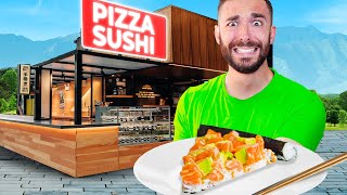 Mangio il PRIMO SUSHI di PIZZA in ITALIA Non odiatemi vi prego [upl. by Notrub]