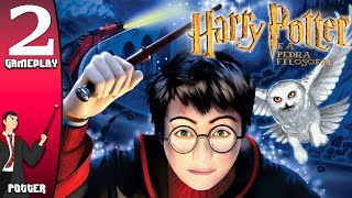 Harry Potter Ea Pedra FilosofalPC Parte 2 [upl. by Eidnil]