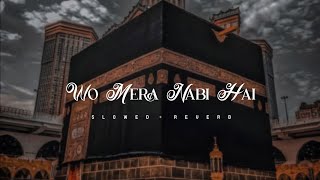 Wo Mera Nabi Hai  Slowed  Reverb  Full Audio [upl. by Oiram]