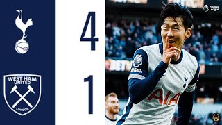 Tottenham Hotspur vs West Ham United 41 Highlights  Premier League  20242025 [upl. by Mitzie]