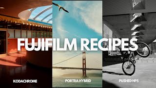 3 Essential Fuji Recipes you NEED to try  Sample Photos [upl. by Onig]