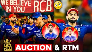 IPL 2025 RCB AUCTION AND RETENTION PLANSIPL AUCTIONIPL 2025rcb retention listipl 2025 [upl. by Nallid451]