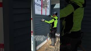 Easy vinyl siding installation Turn the Dewalt Roofing nailer into a vinyl siding nailer [upl. by Sitrik]