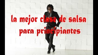 Como Aprender a bailar SALSA  Pasos para Principiantes 1 [upl. by Roswald]