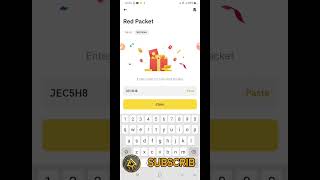 Binance Red Packet Code 1  12  2024 👆👆 [upl. by Edurtreg360]