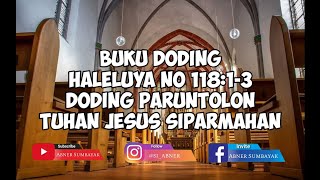 Buku Doding Haleluya No 11813  Tuhan Jesus Siparmahan  Panduan Bernyanyi [upl. by Ylehsa]