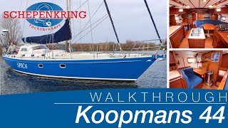 Koopmans 44 for sale  Yacht Walkthrough   Schepenkring Lelystad  4K [upl. by Janaya]