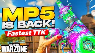 The MP5 is BACK in Warzone as the Fastest TTK SMG Best Lachmann Shroud Class Setup [upl. by Coreen920]