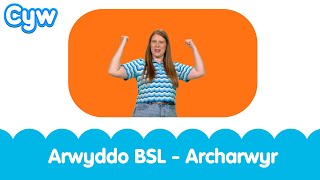 Arwyddo BSL  CÃ¢n Archarwyr  BSL Signed Kids Superhero Song Welsh Cymraeg [upl. by Yerfej]