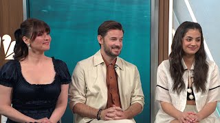 Chyler Leigh Evan Williams amp Sadie LaflammeSnow on ‘The Way Home’ fan theories  New York Live TV [upl. by Nesiaj]