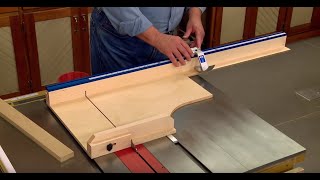 Maybe the Best Table Saw Crosscut Sled Ever [upl. by Judon546]