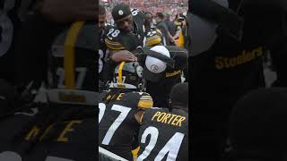 MICD UP 🎤Coach Tomlin congratulates Cory Trice Jr after his first career INT steelers nfl [upl. by Darcie576]