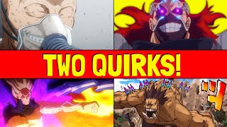 Top 8 STRONGEST MultipleQuirk users  My Hero Academia [upl. by Eerehs]