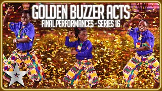 Final Performances from our GOLDEN BUZZER ACTS  Series 16  Britains Got Talent [upl. by Hctub]