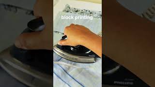 Block printing diy blockprinting [upl. by Ayila]