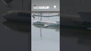 Planes Underwater in Brazil Flooding  May 7 2024 [upl. by Acnalb]