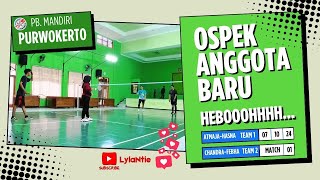 PB MANDIRI 07 OKTOBER 2024 ATMAJAHASNA VS CHANDRAFEBHA MATCH 1 OSPEK ANAK BARUSERUUU HEBOOH [upl. by Lavelle92]