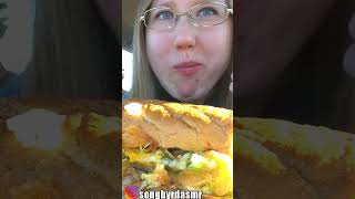 ASMR FIREHOUSE SUBS CAR MUKBANG shorts [upl. by Idham862]