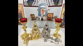 Orthodox Censer Gold Silver Incense Burner Wall Hanging Christian Décor Church Religious Supplies [upl. by Zerep]