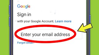 Enter Your Email Address Kaise Dale  Enter Your Email Address Google Account [upl. by Yriek]