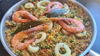 Recette de la PAELLA ESPAGNOL en toute simplicité [upl. by Alaric]