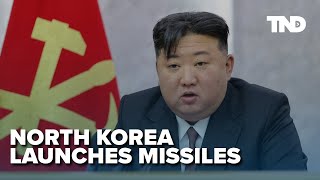 Kim Jung Un launches North Korean missiles escalates tensions in the pacific [upl. by Mapes]