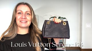 Louis Vuitton Surène BB Bag Review [upl. by Nosretep711]