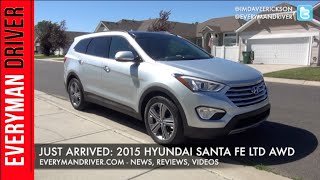 Just Arrived 2015 Hyundai Santa Fe Limited AWD on Everyman Driver [upl. by Ashli787]