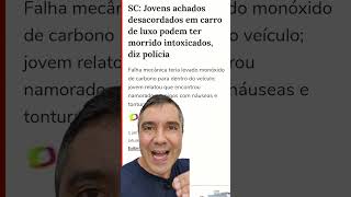 Morte causada por intoxicação por monóxido de carbono balneariocamboriu [upl. by Saref232]