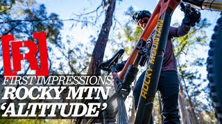 First Impressions review  Rocky Mountain Altitude latest model [upl. by Shiri]