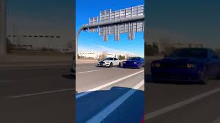 Whipple 800R GT350 ￼vs stock Hellcat Redeye ￼ mustang dragrace hellcat redeye streetrace [upl. by Ado]