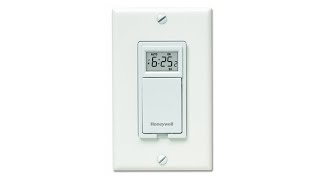 Honeywell 7Day Programmable Light Switch Timer  White RPLS530A1038 [upl. by Ria]