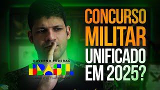 O ENEM DOS CONCURSOS MILITARES VAI TER CONCURSO MILITAR UNIFICADO EM 2025 [upl. by Henriha]