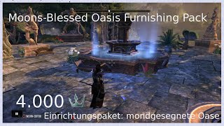 ESO unboxing MoonsBlessed Oasis Furnishing Pack Mondgesegnete Oase 4000 crowns [upl. by Goldman258]