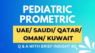 Pediatric Prometric Exam Q n A Part3 2024 prometric dha moh [upl. by Elbertina]