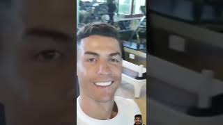 Rare Ronaldo reaction moments ronaldo footballplayers [upl. by Jorrie879]