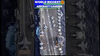 World biggest aircraft carrier in hindi shorts  uss gerald r ford testified Technology [upl. by Charin]