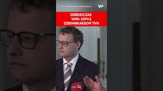 Dziedziczak wbił szpilę dziennikarzom TVN [upl. by Afas]