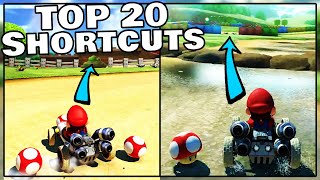 TOP 20 ShortcutsAbkürzungen in Mario Kart 8 Deluxe für 150ccm [upl. by Marlowe]