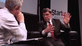 Clayton Christensen Interview with Mark Suster at Startup Grind 2013 [upl. by Aicele]