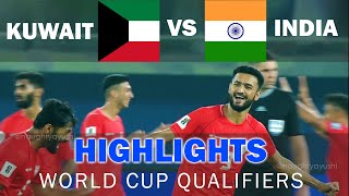 India Edges Kuwait 10 in HardFought  FIFA world cup 2026 qualifiers  Match Highlights  LIVE [upl. by Erdreid]