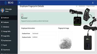 How to Implement Fingerprint Enrolment in PHP Using an API  Biometric Authentication [upl. by Natividad]